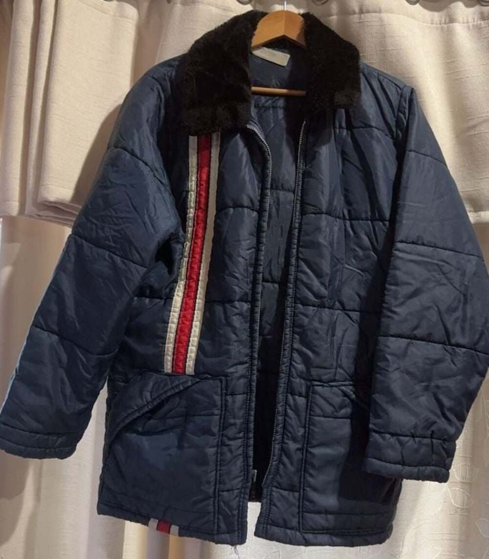 Vintage Key Imperial Quilted Winter Jacket with Faux Fur Collar